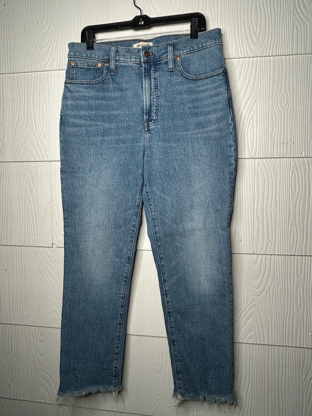 Madewell Light Blue High-Rise Ankle Jeans